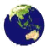 Landsat image of the Earth - Australia visible