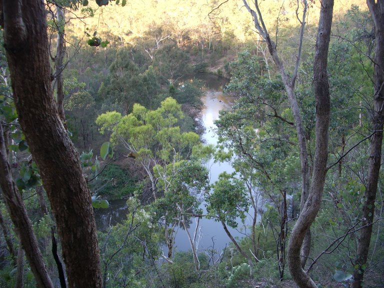 Loooking along walk route